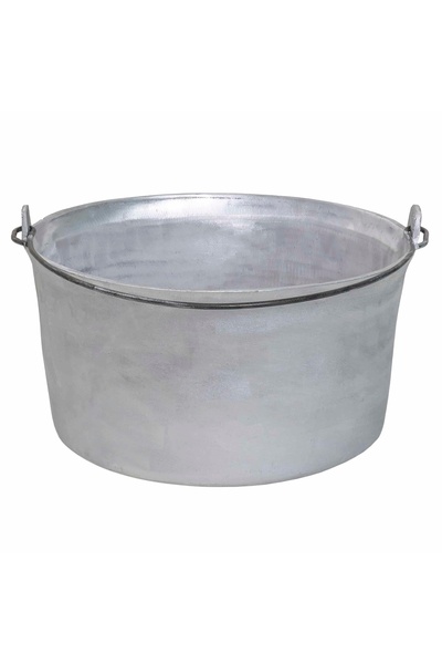 FOXMAG24 Καζάνι Αλουμινίου Tuci 25 λίτρων, ποιότητας τροφίμων, με επίπεδο πάτο