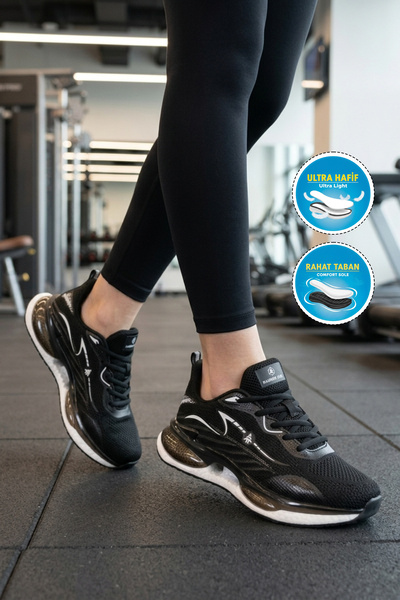 Hammer Jack Amelıe 101 25087-G Μαύρο-Λευκό Διχτυωτό Ελαφρύ Αθλητικά Παπούτσια...