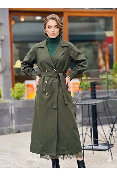 MODAF Χακί Καμπαρντίνα με μανίκια μπαλόνι και μανσέτες