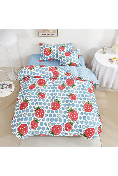 OEM Duvet Cover Set with Stretchy for 1 person bed, 4 pieces, JHN, Finet, AUR...