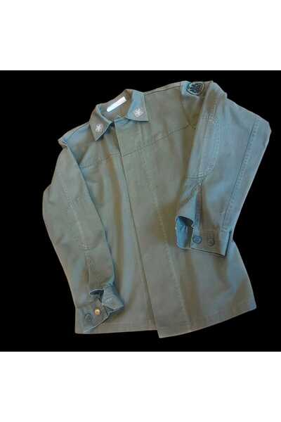 kho military design Olive Drab İtalyan Ordusu Sahra Ceketi (Gömlek-Ceket) (50...