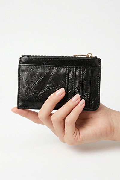 Rays Μαύρη θήκη κάρτας με φερμουάρ και τσέπη 180