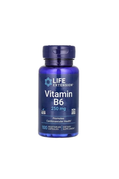 Life Extension Βιταμίνη Β6 250 mg 100 κάψουλες