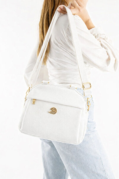 MILANOFOX Γυναικεία δερμάτινη τσάντα χιαστί πολλαπλών θέσεων με λουράκι και φ...