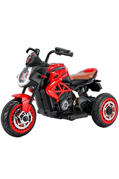 Cyrax Tricicletă electrică pentru copii, 95 x 58 x 45 cm Roșu Negru
