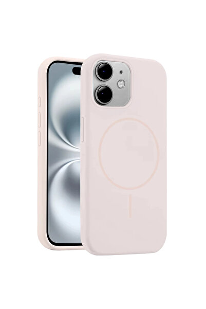 UnDePlus Apple iPhone 11 Kılıf Lansaman Silikon M-Safe Magnetik Şarj Jully Kapak