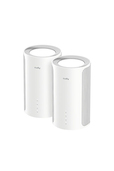 cudy Sistem de router mesh Wi-Fi 7 Tri-Band M11000, Pachet de 2, Alb