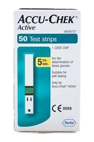 Accu Chek Accu-Chek Şeker Strip Active 50'li