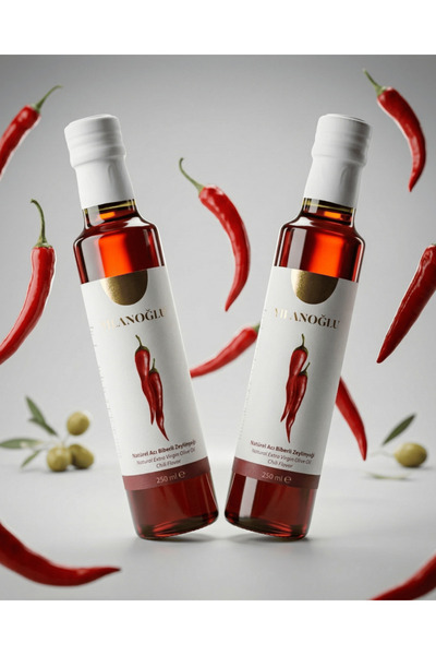 YILANOĞLU Natürel Acı Biberli Zeytinyağı - 2 x 250 ml