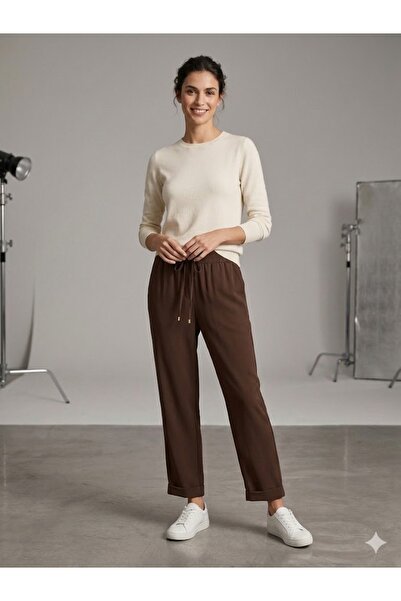 centilmen Tolga Saraçoğlu Elastic Waist Double Leg Trousers 30181