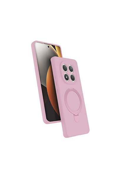 UnDePlus Xiaomi Redmi Note 15 Pro 4G Kılıf M-safe Şarj Özellikli Standlı Sili...