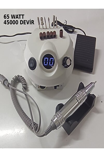 UP NAIL PROFESSIONAL Freze Makinesi 65W 45.000 Devir Dijital Ekranlı Manikür ...