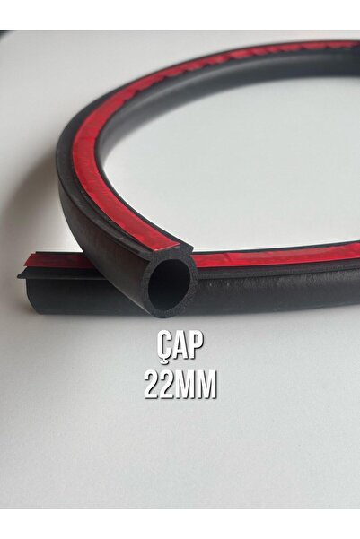 bemsa kauçuk plastik ürünleri BANTLI KAPI SÜNGER FİTİLİ NO 4 (22mm) (1 Adet/1...