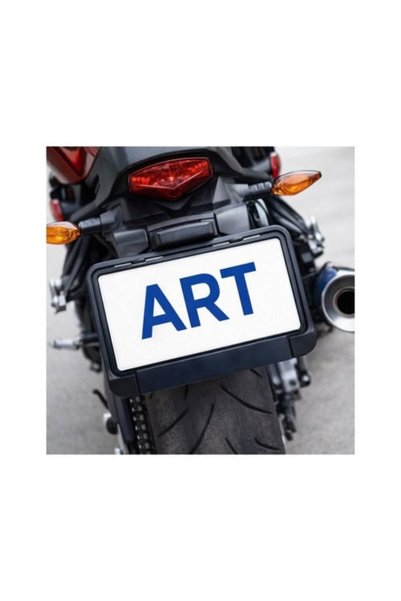 DacEnergy Suport numar Moto - ATV compatibil placute inmatriculare Romania Tip C 240 x 130 mm