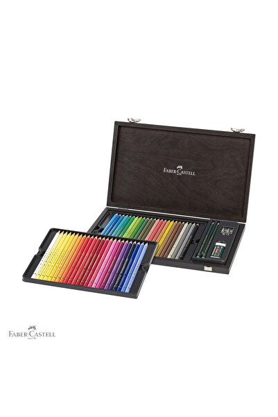 Faber Castell Set de 48 de creioane colorate Faber-Castell Polychromos într-o...
