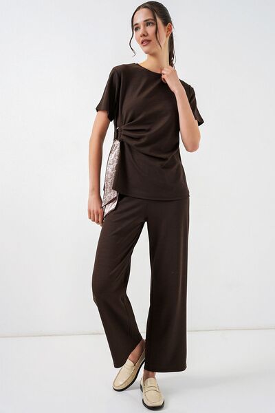 Hiccup BDART Σετ δύο τεμαχίων με λεπτομέρεια από δαντέλα στον λαιμό και παντε...