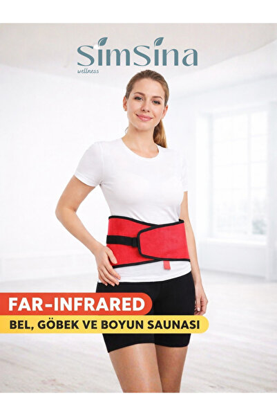 Simsina Far-Infrared Bel, Göbek ve Boyun Saunası Isı Kemeri – Ayarlanabilir S...