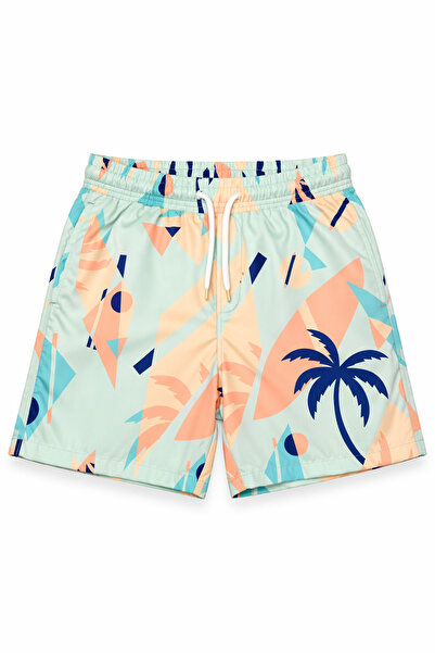 Beniizle Σορτς θαλάσσης για αγόρια με σχέδια