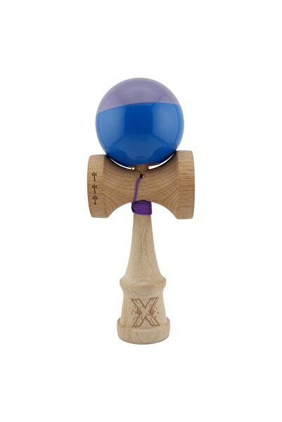 Cyrax Kendama X Original, 55 cm Snur Mov/Albastru