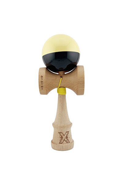 Cyrax Kendama X Original, 55 cm Galben/Negru