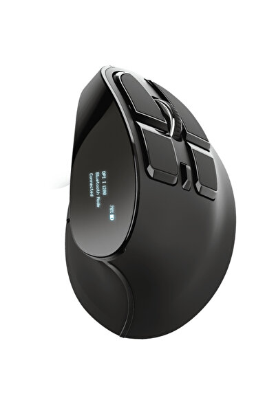 Trust Mouse wireless ergonomic reîncărcabil Voxx, negru