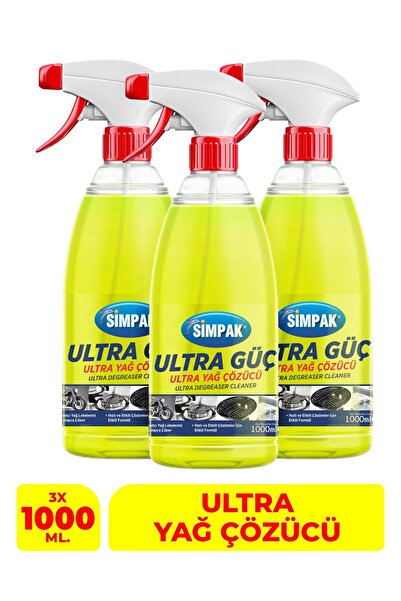 ULTRA GÜÇ YAĞ ÇÖZÜCÜ 1000 ML * 3
