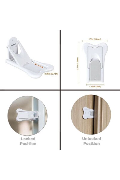 ZanaCasei Ασφάλεια Συρόμενης Πόρτας 2 τεμάχια - Honey Baby