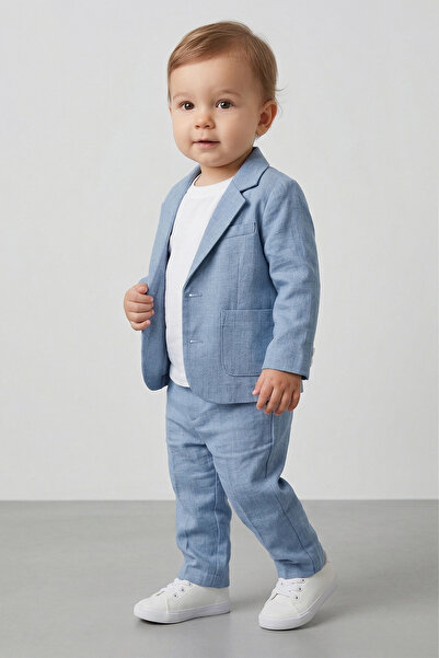 DMB BOYS & GIRLS Elastic Waist Jacket, Trousers, T-Shirt Combination, Special...