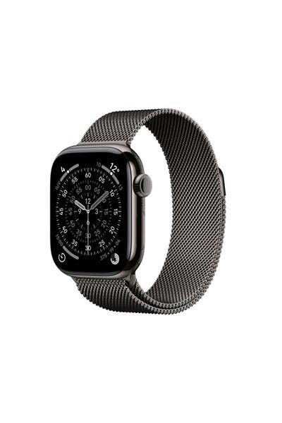 Apple Σειρά Apple Watch 11 GPS + Κινητήλατη Σύνδεση 42mm Τιτάνιο Slate με Μιλ...