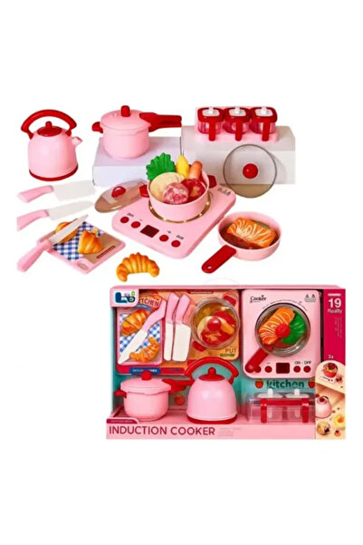 Toybox مجموعة ألعاب طهي صغيرة للأطفال الصغار مع أواني ومقالي وموقد وأطعمة للأ...