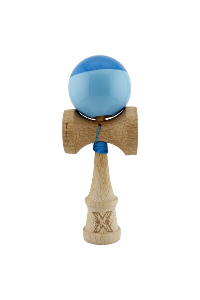 Cyrax Kendama X Original, 55 cm Albastru/Albastru șnur