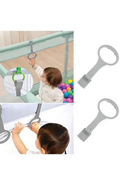 ZanaCasei Χερούλια Honey Baby Grey για Παρκοκρέβατο ή Πτυσσόμενη Κούνια 19x9c...