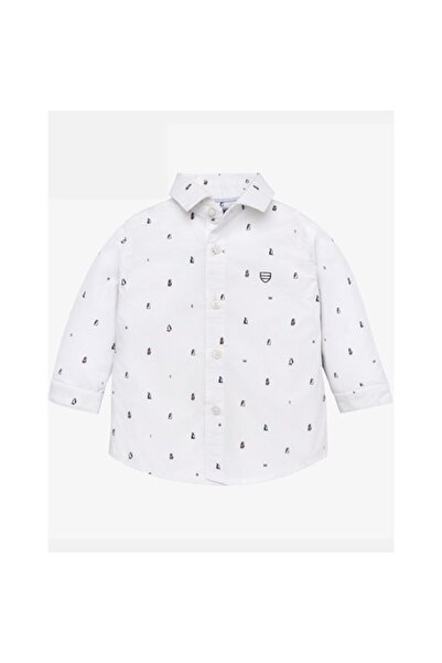 MAYORAL Tricou bebeluș alb cu pinguini, model 92cm