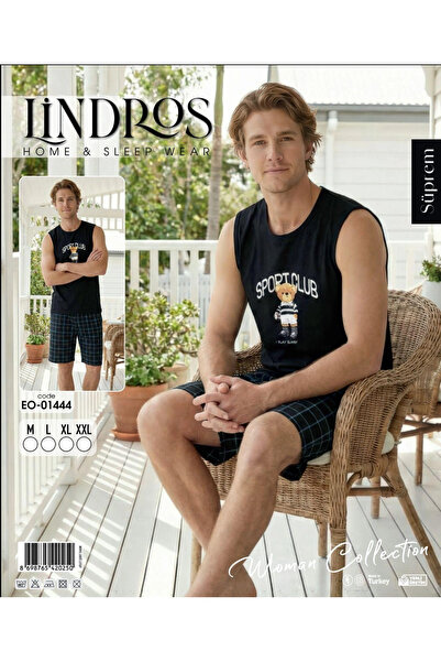Freshness Lindros Eo-01444 Ανδρικό Σετ Σορτς Μονόχρωμο με Μηδενικά Μανίκια