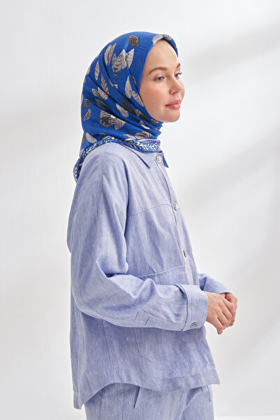 ARMANDA Sense Desen Twill Silk Scarf - Saks