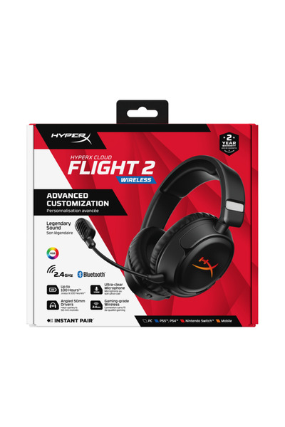 HP Αγοράστε το HyperX Cloud Flight 2 - Ασύρματα ακουστικά gaming από την HyperX
