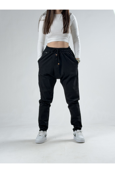 COCOPELLI Γυναικείο σαλβάρι από ύφασμα Gabardin με σχέδιο COCK0014