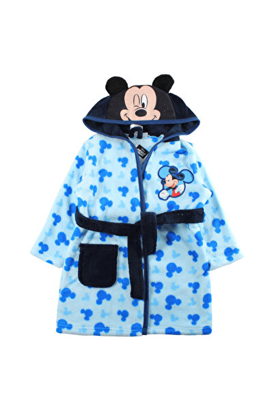 Disney Mickey Mouse Κοραλλένια φλις ρόμπα μπάνιου Μίκυ Μάους με κουκούλα, αυτ...
