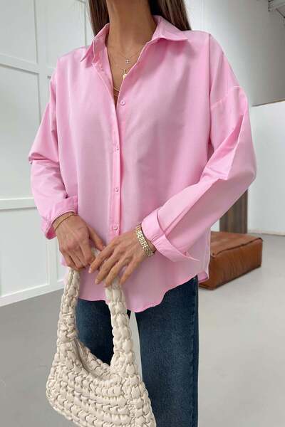 mylove Oversize Basic Shirt Pink