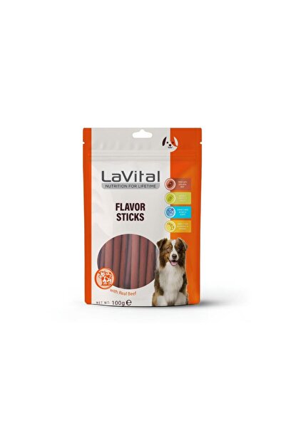 LaVital Sığır Etli Yumuşak Çubuk Köpek Ödülü 100 Gr