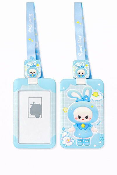 synshop Kawai Blue Rabbit Anime Yoyo Κορδόνι με κορδόνια για τον λαιμό Θήκη γ...