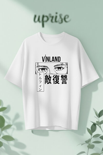 Vordevia Βαμβακερό μπλουζάκι με στάμπα Vinland Saga σε μεγάλο μέγεθος