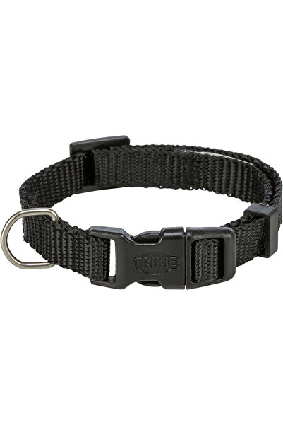 Trixie Premium Collar, S: 25-40 cm/15 mm, Black, 202201