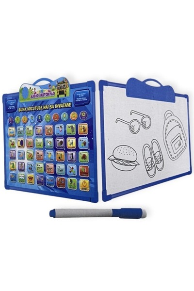 Creative World Toys Ρουμανική Γλώσσα 2 σε 1 Εκπαιδευτικό Tablet με Πίνακα Γραφής