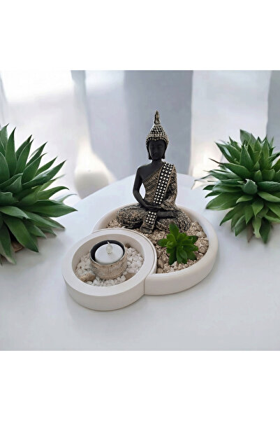 Crescent İkili Modüler Düzenleyici Set - Modern Masaüstü Organizer ve Zen Dekoratif Tepsi Takımı