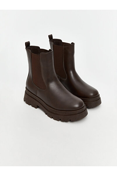 LC Waikiki Leather-Look Women's Boots