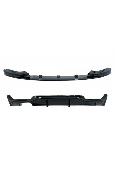 Angels Auto Prelungire Bara Fata cu Difuzor Bara Spate compatibila cu BMW F32...