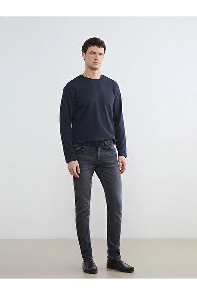 LC Waikiki Ανδρικό τζιν παντελόνι LCW Jeans Anthracite 750 Slim Fit