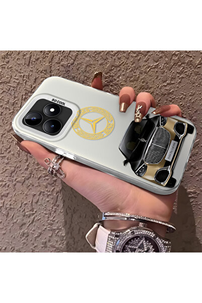 CHICASELUX Silicone Edge Hard Back Phone Case Compatible with Realme Note 50 ...