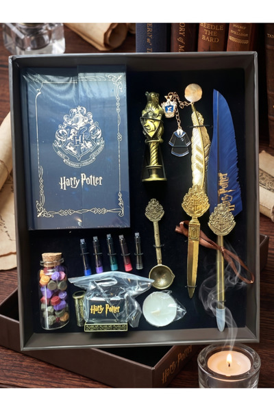Dörtel Tedarik Harry Potter ''Sealing Wag'' Mühürlü tüy Kalem ve Kaligrafi De...